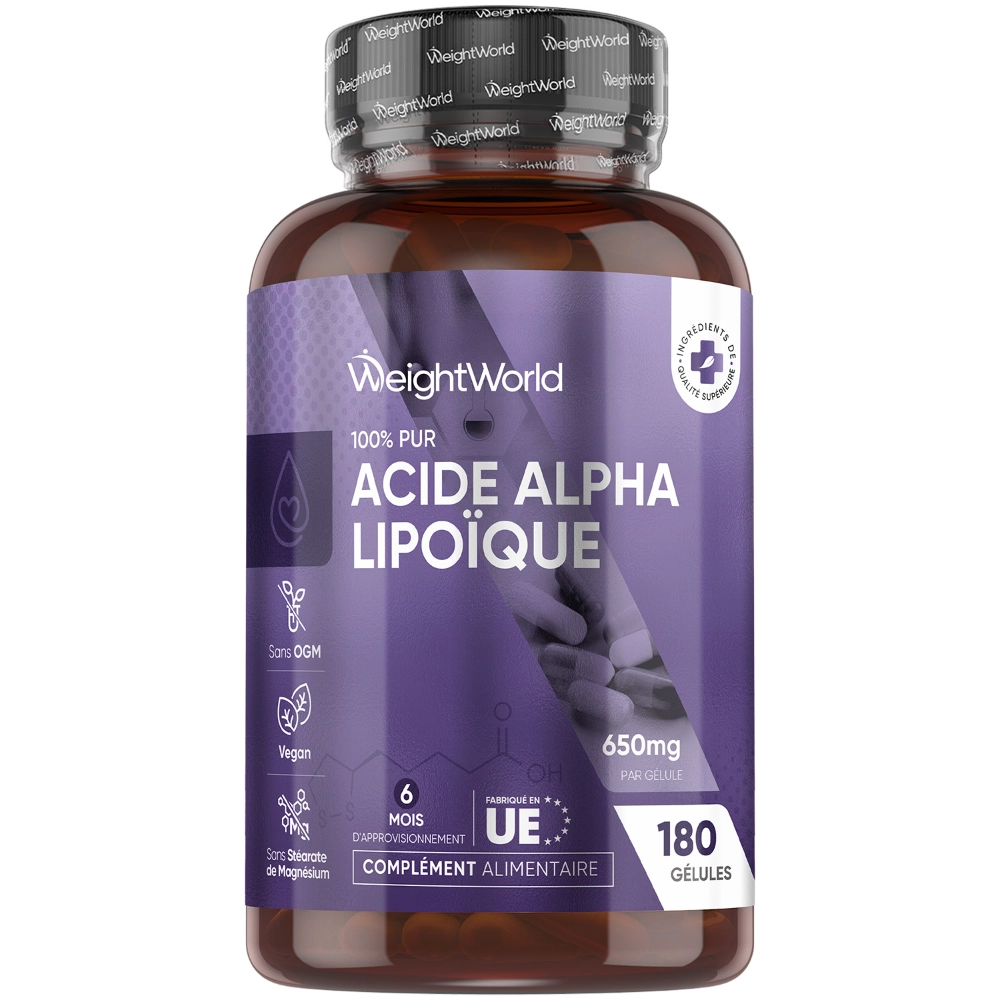 Weightworld Acide Alpha Lipoïque Pur