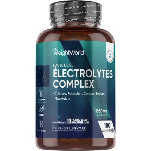 Weightworld Complexe D'électrolytes 900 Mg - 180 Comprimés - Image 2