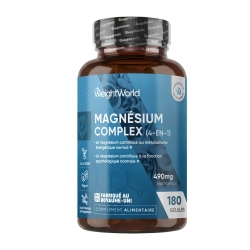 Weightworld Complexe De Magnésium 180 Gélules - Image 2