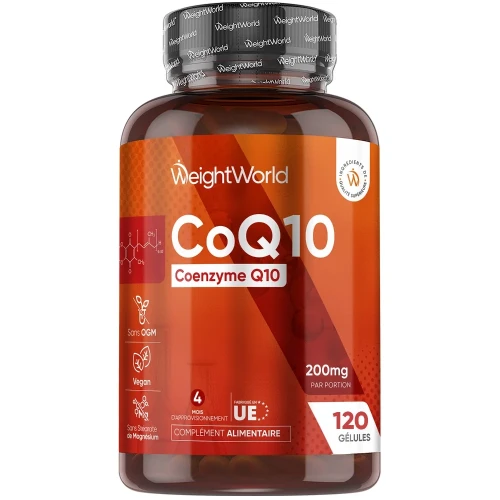 Weightworld Coq10 200 Mg 120 Gélules - Image 2